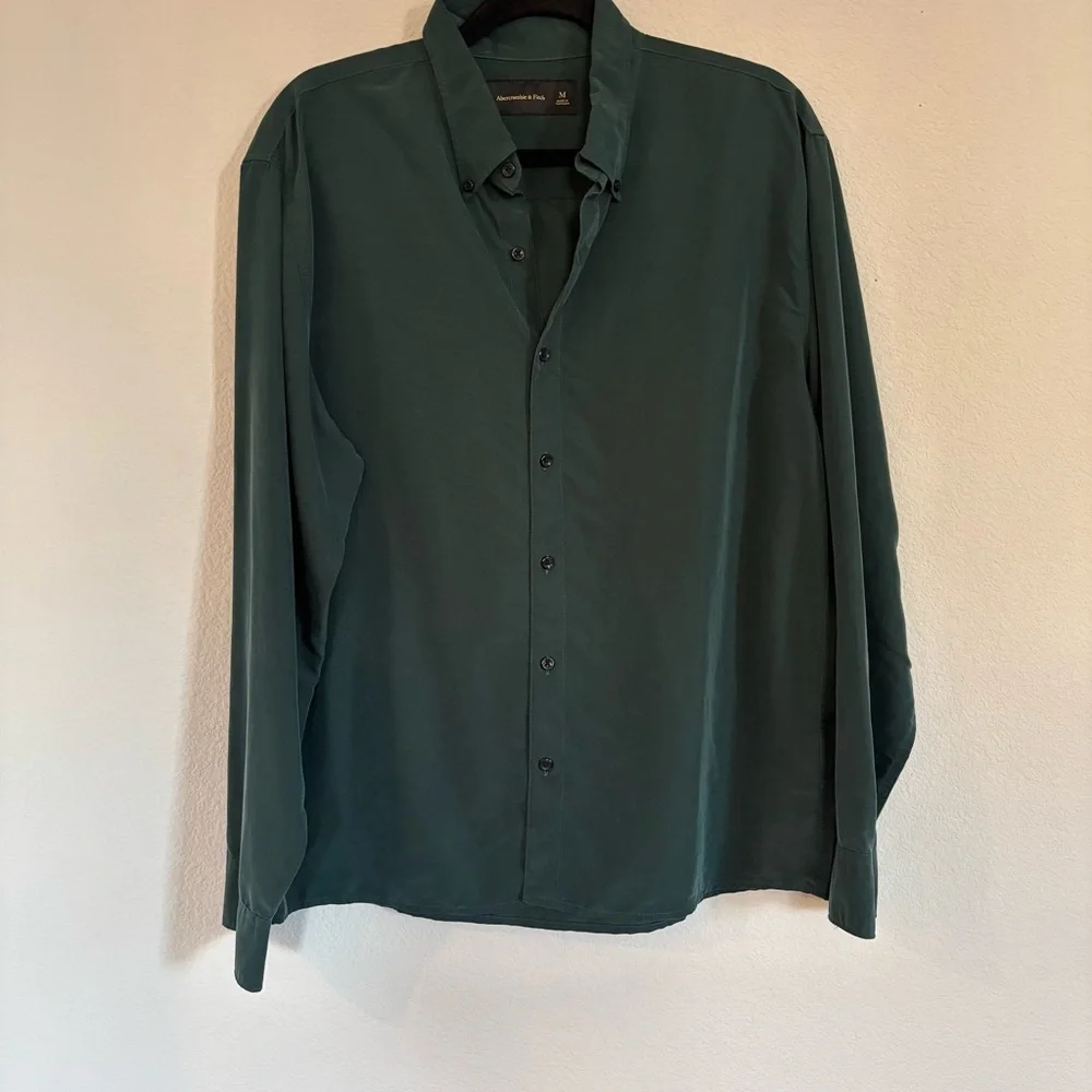 Abercrombie and Fitch Mens Modal Blended Long Sleeve Shirt - Picture 3 of 6